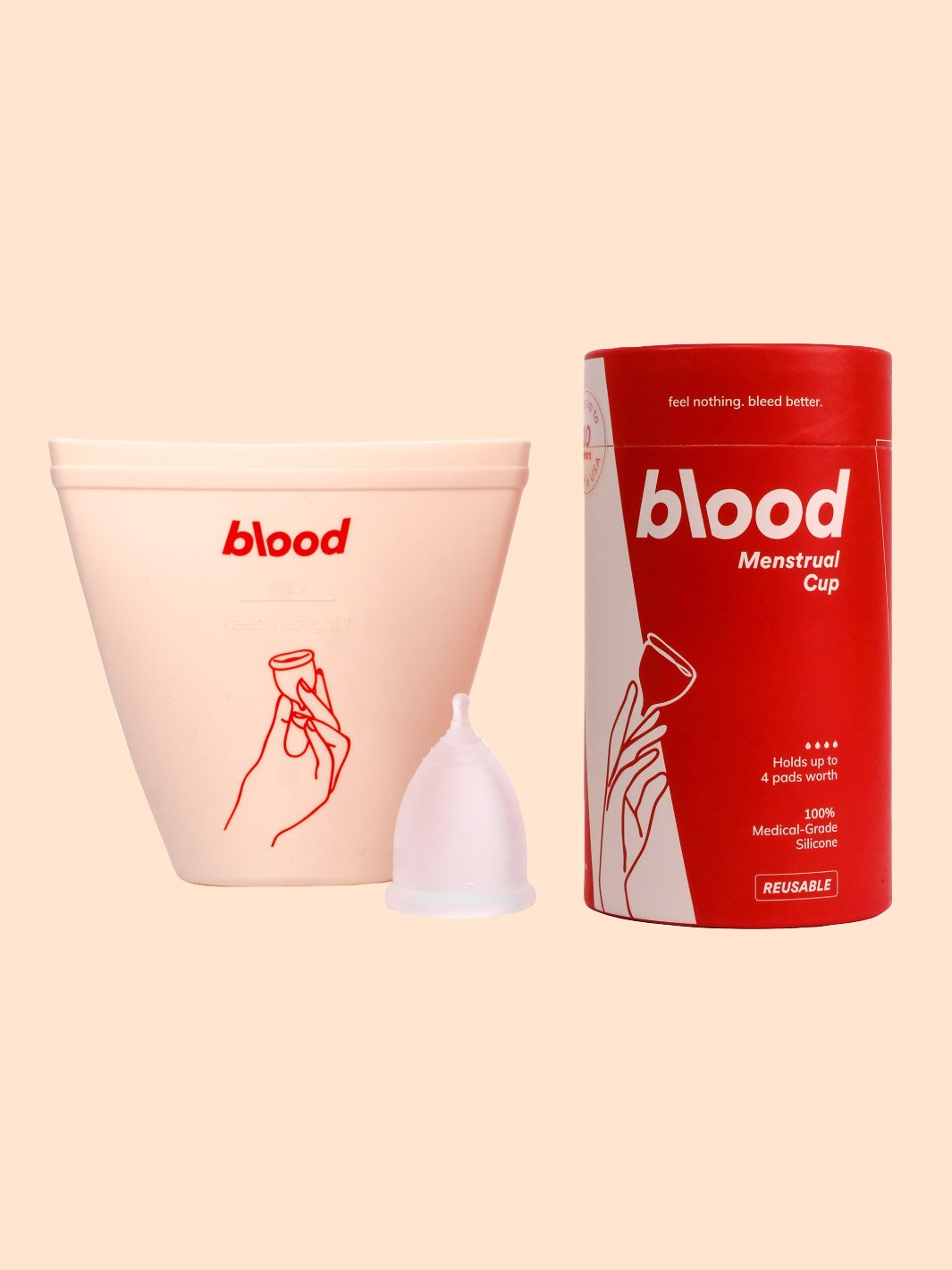 Blood Menstrual Cup Kit (Free Returns)