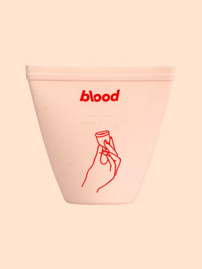 blood menstrual cup sanitising cleansing pouch
